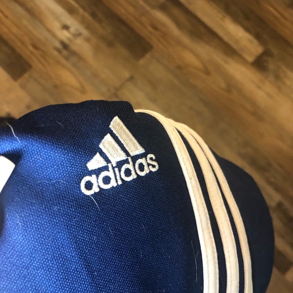 Adidas navy blue sweat pants - Picture 3 of 4